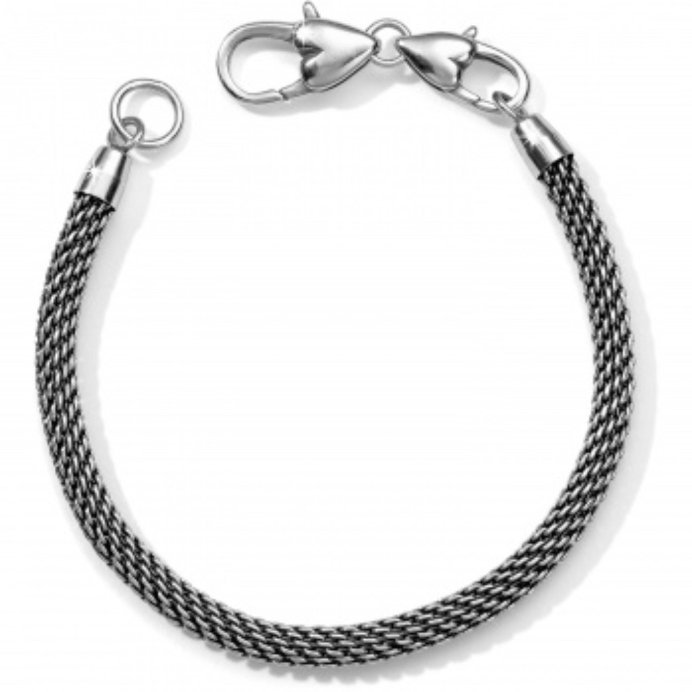 NWT Brighton Beverly Glam Silver Mesh Bracelet